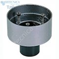 Алюминиевая подрозетная коробка для пневморозеток FLOOR Ø 50